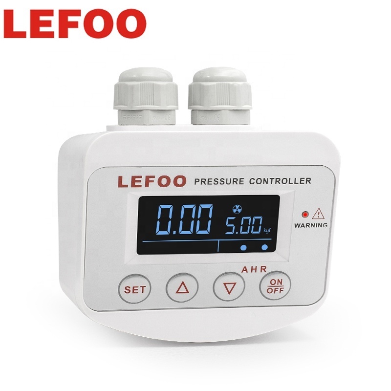 LEFOO high quality 220VAC Intelligent digital display air pressure controller pressure switch for Vacuum pump