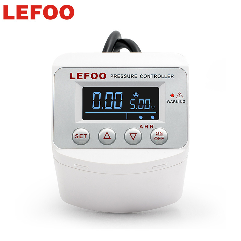 LEFOO Digital Pressure Switch 220V/110V Power Supply Adjustable Pressure Controller Digital Pressure Switch with LCD Display