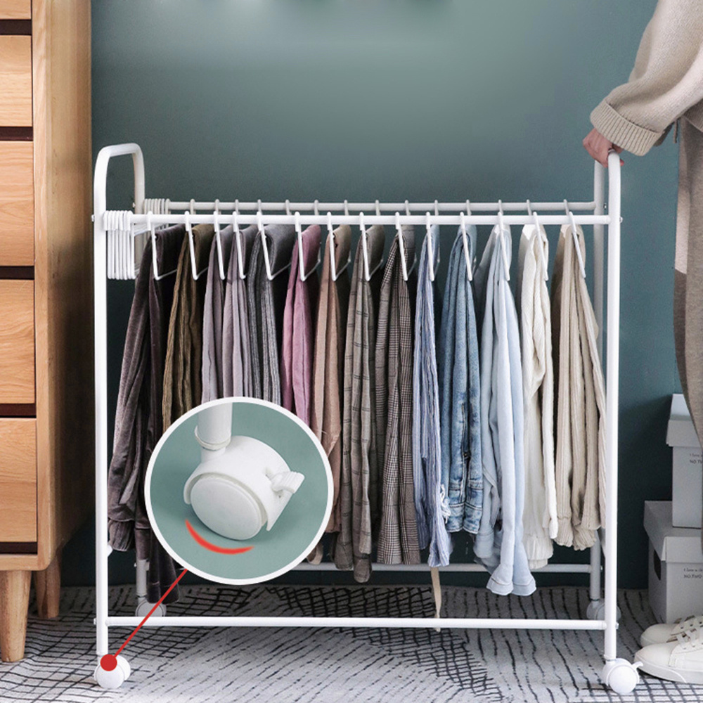 Clothes Organization Trouser Storage Rack Drying Rack Movable Hanging Pants Clothing Storage Rack