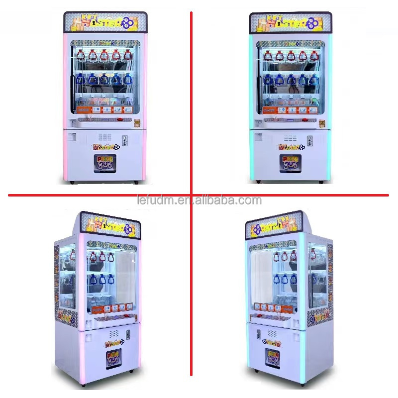 2023 Popular 15 Slots Key Master Coin Operated Golden Key Prize Vending Golden Key Master for Arcade Game Center