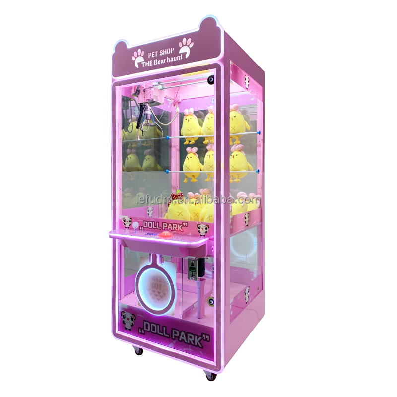 Lefu-001 hot selling cheap doll claw machine we can sale the best gift claw machine for you used claw machine