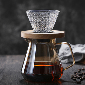 350ml 600ml Drip Kettle Glass Coffee Tea Pot Non-stick Coating Food Grade Stainless Steel Gooseneck Swan Neck Thin Mouth Kettle