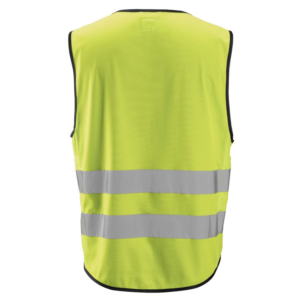 Custom Printed Logo & Label High Visibility Reflective Safety Vest Waistcoat Men With Multi Pockets Working Vest