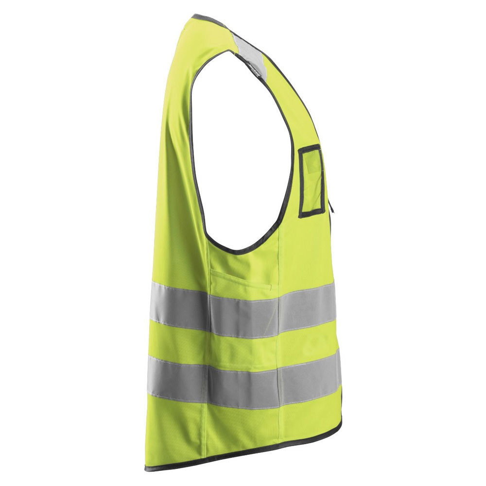 Custom Printed Logo & Label High Visibility Reflective Safety Vest Waistcoat Men With Multi Pockets Working Vest