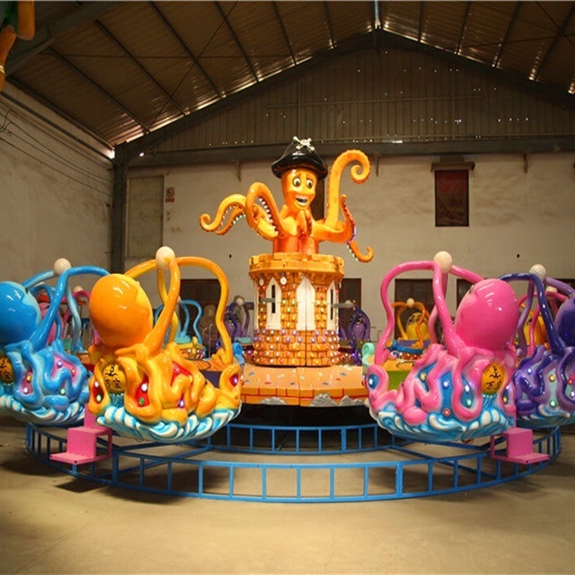 Funfair Attractions Super Swing Ride Octopus Boat Rides Amusement Park Rides