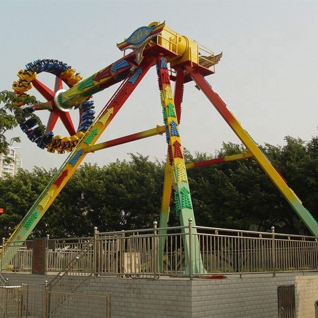 Amusement Park rotating big frisbee swing hammer pendulum rides amusement parks