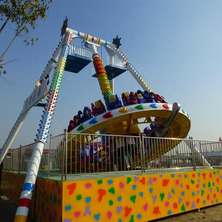 Amusement Park rotating big frisbee swing hammer pendulum rides amusement parks