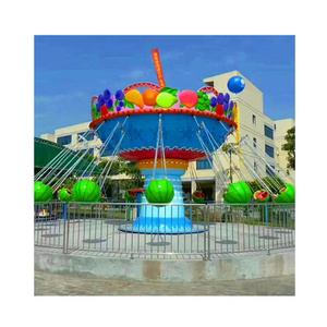 Thrilling Amusement Park Attraction Carnival Swing Rotating 36 Seats Flying Chair Ride fli chair