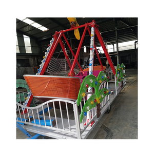 Kids Playground Shopping Mall Mechanical Games Portable City Park Rides Swing Mini Pirate Ship