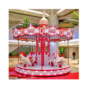 Kids ride for park charm musical carousel for sale christmas merry go round rides