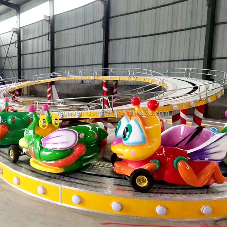 China hot sale  funfair equipment track train mini roller coaster for sale funfair rides