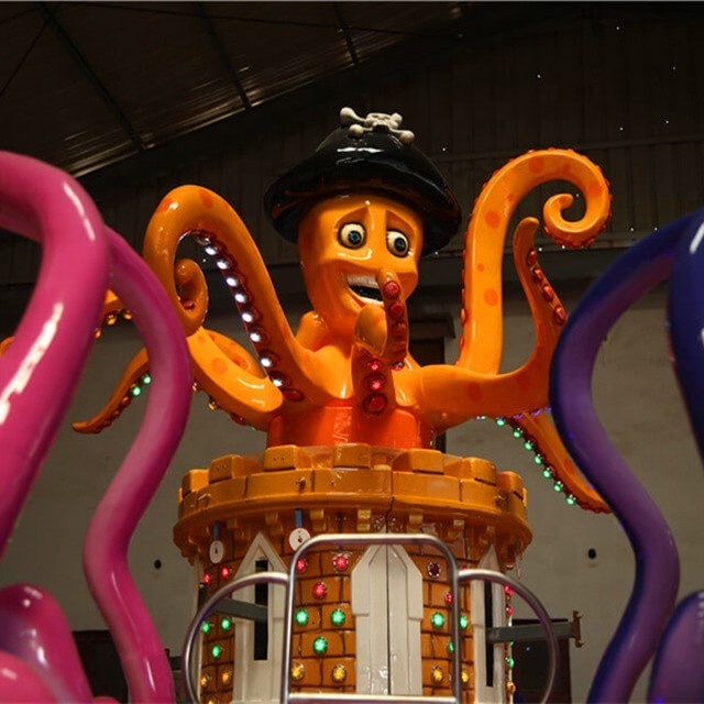 Funfair Attractions Super Swing Ride Octopus Boat Rides Amusement Park Rides