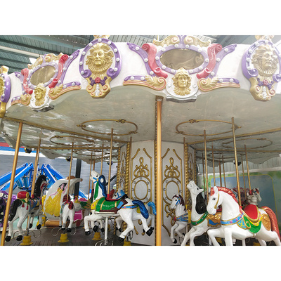 Outdoor Kids Amusement Park Rides Large-Sized Merry Go Round Christmas Carousel