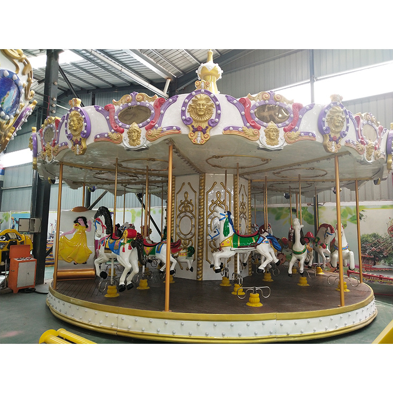 China Manufacture Amusement Park Equipment Carousel Horse Ride Merry Go Round for Sale