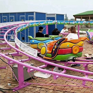 kids funfair ride track down ride roller coaster todler outdoor kids roller coaster