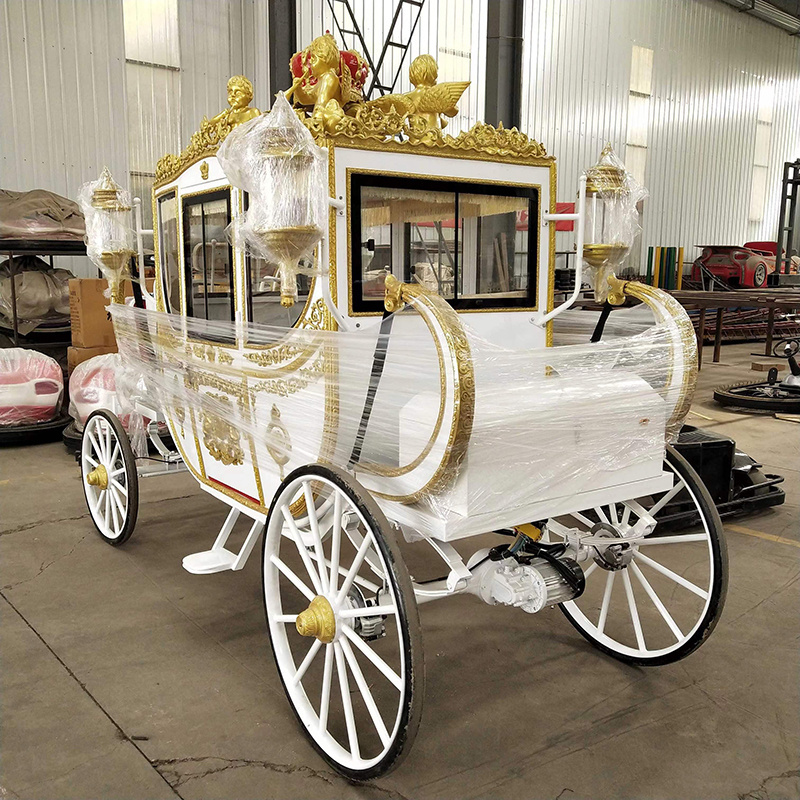 Best Selling Sightseeing Electric Horse Wagon/Horse Carriage for Sale