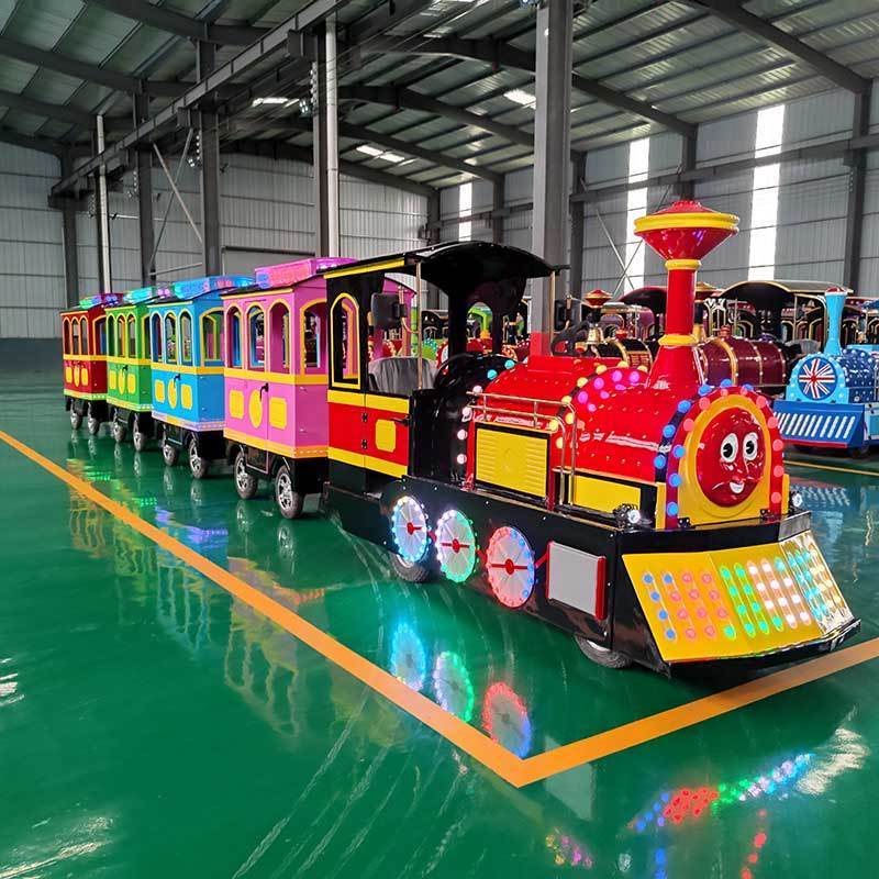 Amusement Park Rides Shopping Mall Kids Electric Kiddie Mini Trackless Tourist Trains