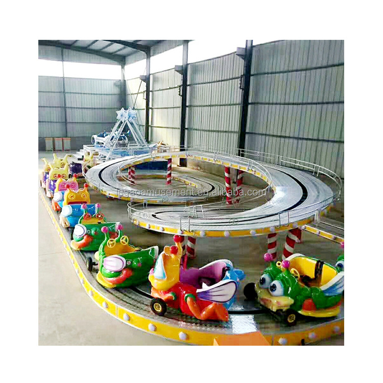 China hot sale  funfair equipment track train mini roller coaster for sale funfair rides