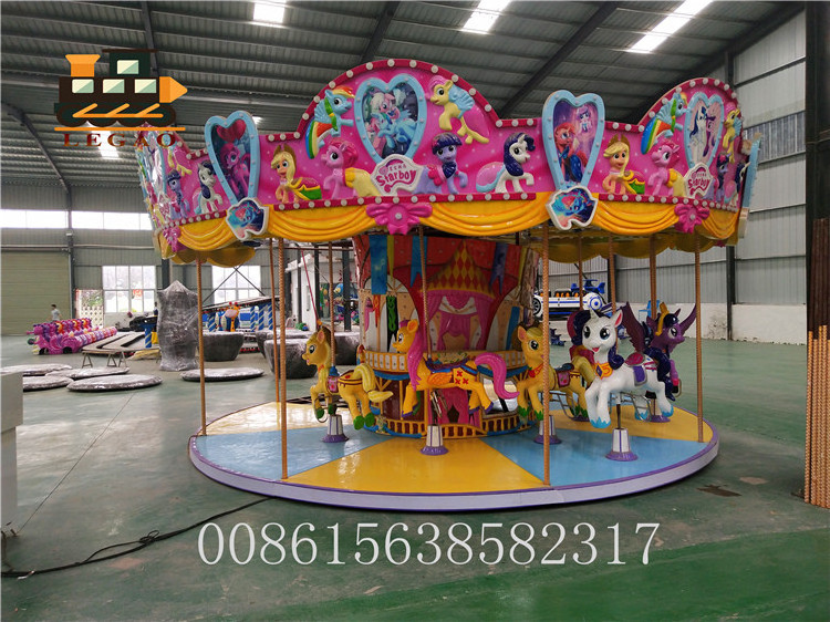 coin swing carousel trade / used merry go round for sale carousel horse