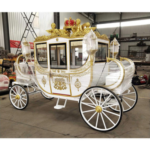 Best Selling Sightseeing Electric Horse Wagon/Horse Carriage for Sale