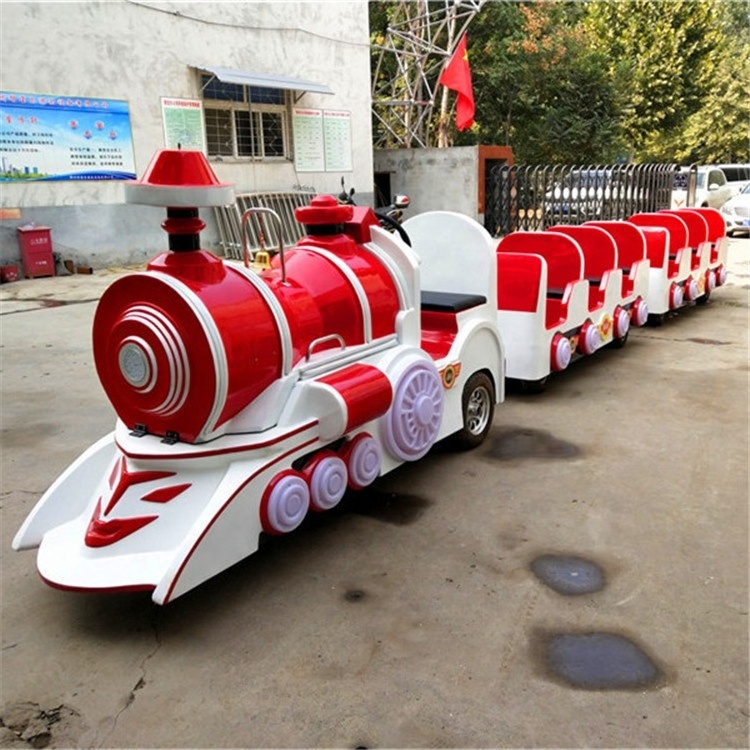 Amusement park games  christmas train children's amusement ride on train