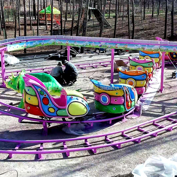 kids funfair ride track down ride roller coaster todler outdoor kids roller coaster