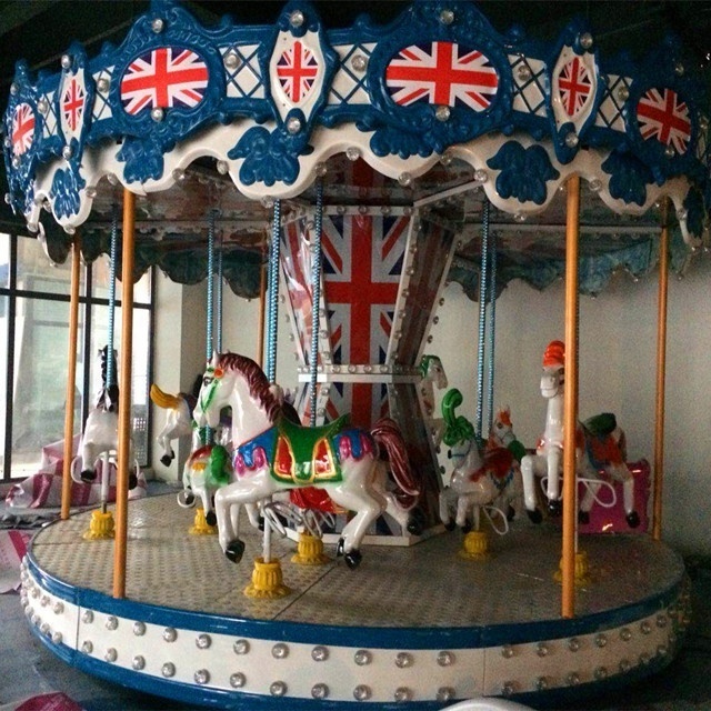 Kids ride for park charm musical carousel for sale christmas merry go round rides