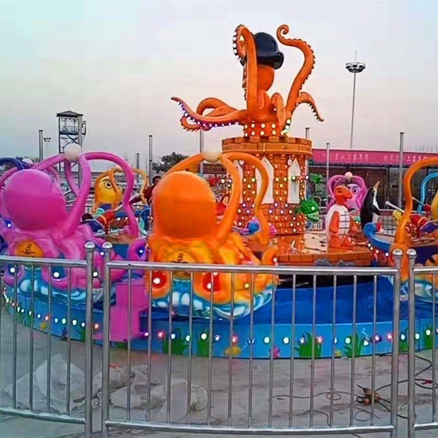 Funfair Attractions Super Swing Ride Octopus Boat Rides Amusement Park Rides