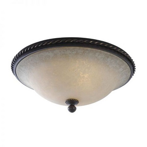 Black Tradition Bowl Close to Ceiling Lighting Flushmount 3 Bulb Frosted Glass Flush Mount Light