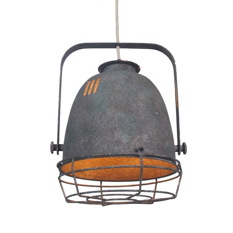 Modern Rustic Iron LED Lantern Kitchen Lamp Vintage Industrial Chandelier Pendant Lights