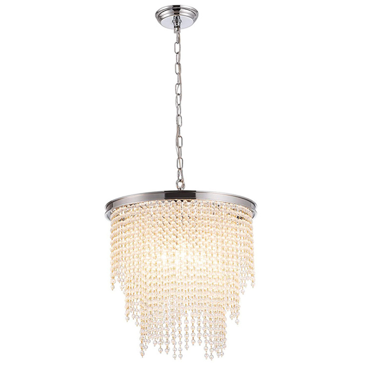 Flush Mount Black Drum Rectangle Raindrop Led Crystop Lights For Living Room Ceiling Light Crystal Chandelier