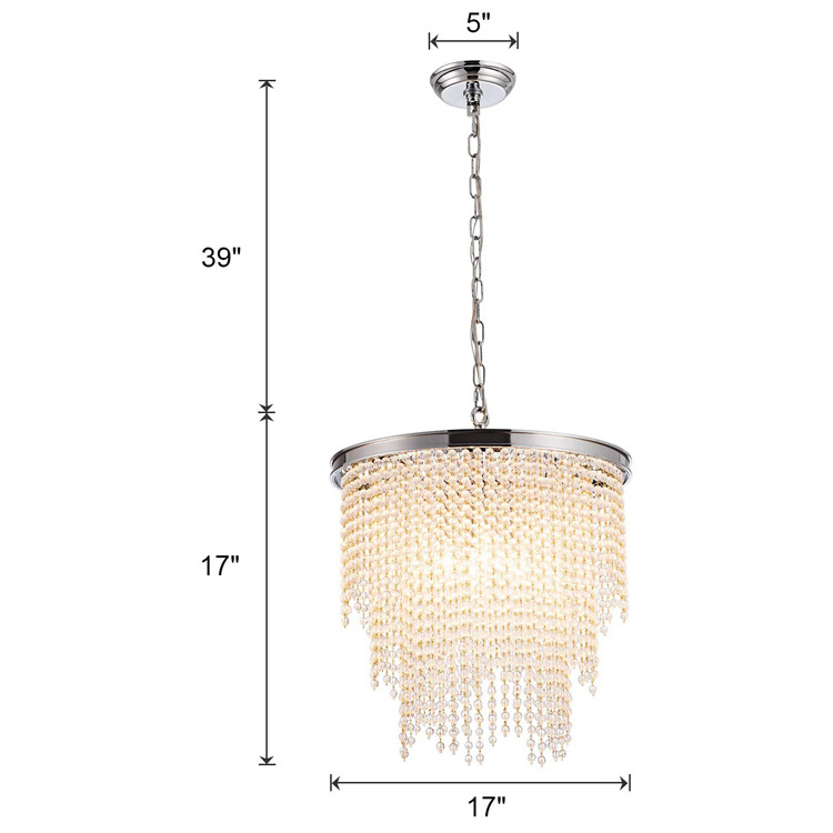 Flush Mount Black Drum Rectangle Raindrop Led Crystop Lights For Living Room Ceiling Light Crystal Chandelier