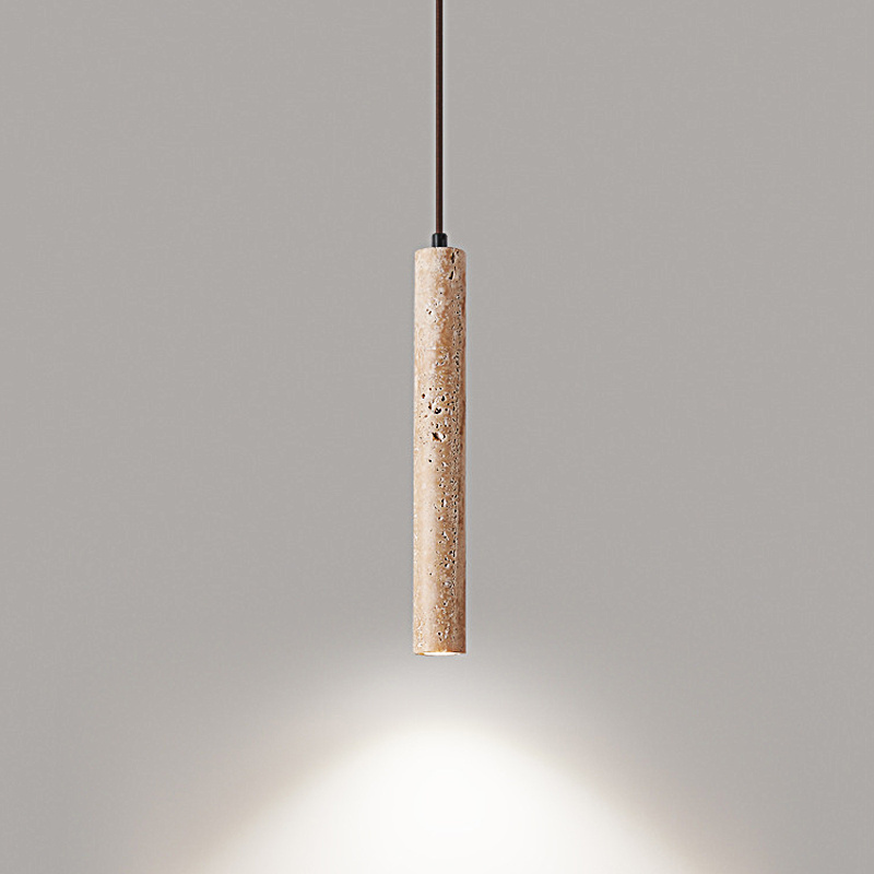 Modern Minimalist Tavertine Pendant Light Travertine Pendant Lamp For Home Bedroom Bedside Kitchen Island Bar