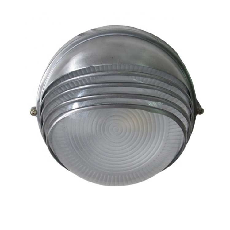 Silver Retro Led Bathroom IP55 Ip44 Warm White Weather Resistance Corner Bulkhead Light Traditional Nautical Bulkhead Fixture