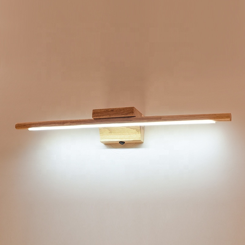 Modern Hotel Wall Lamp Wood Led Bathroom Vanity Lights Fixtures Vanity Light For Bathroom Vanity Lighting