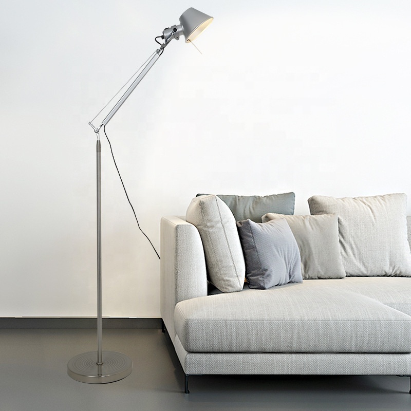 Slim Adjustable Aluminium Rotatable Recognisable Cantilevered Arms Directional Stand LED Floor Lamp