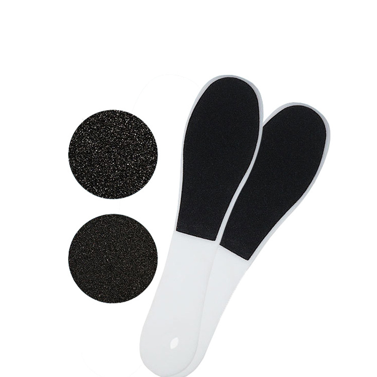 Hot selling  sandpaper pedicure rasp foot file disposable portable plastic sandpaper foot file