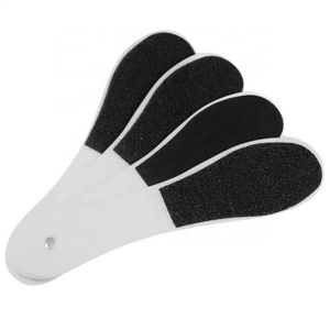 Hot selling  sandpaper pedicure rasp foot file disposable portable plastic sandpaper foot file