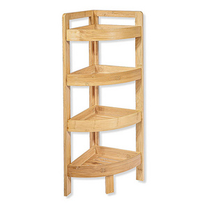 Legend Storage Racks Shelving Units  Bath Ladder Shelf Shower Rack 4-Tiers  Bamboo Bathroom Shelves For Corner