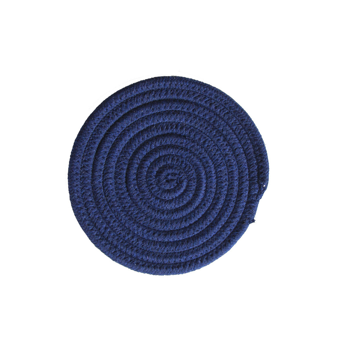 Wholesale Round Braided Natural Woven Placemats Heat Resistant Cotton Placemat Dining Table