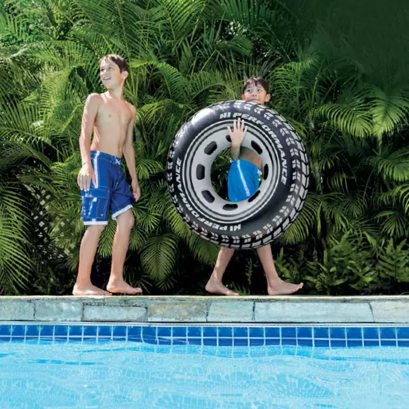 PVC inflatable adult tire swim ring for adults inflatable Giant Tire Tube Raft For Pool/Lake/Ocean