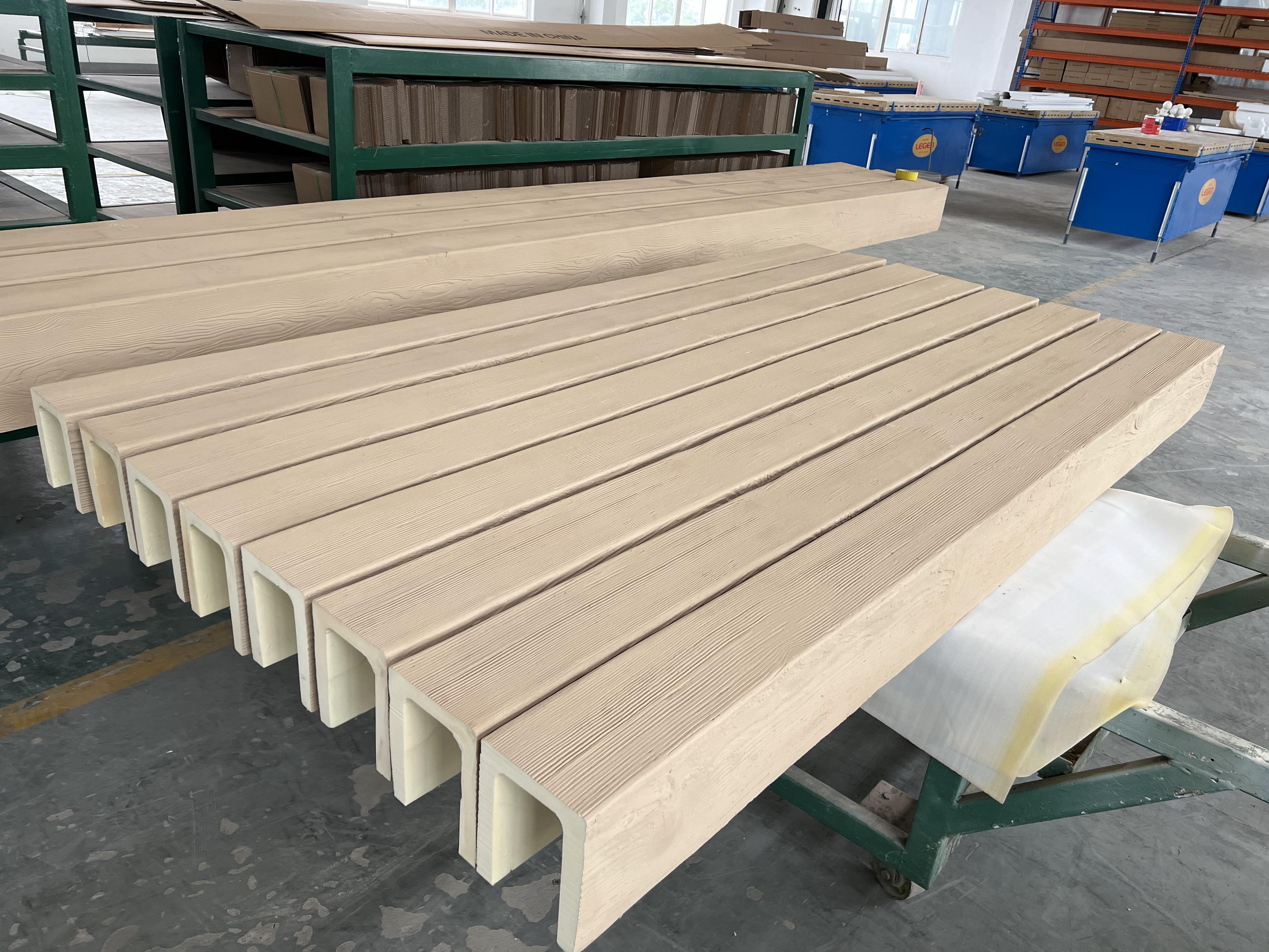 anysize Customized Size Length From 1' To 24' Hot Selling Great Quality Ceiling Beam Ideas Wooden Roof Beams Large Beams for Sale