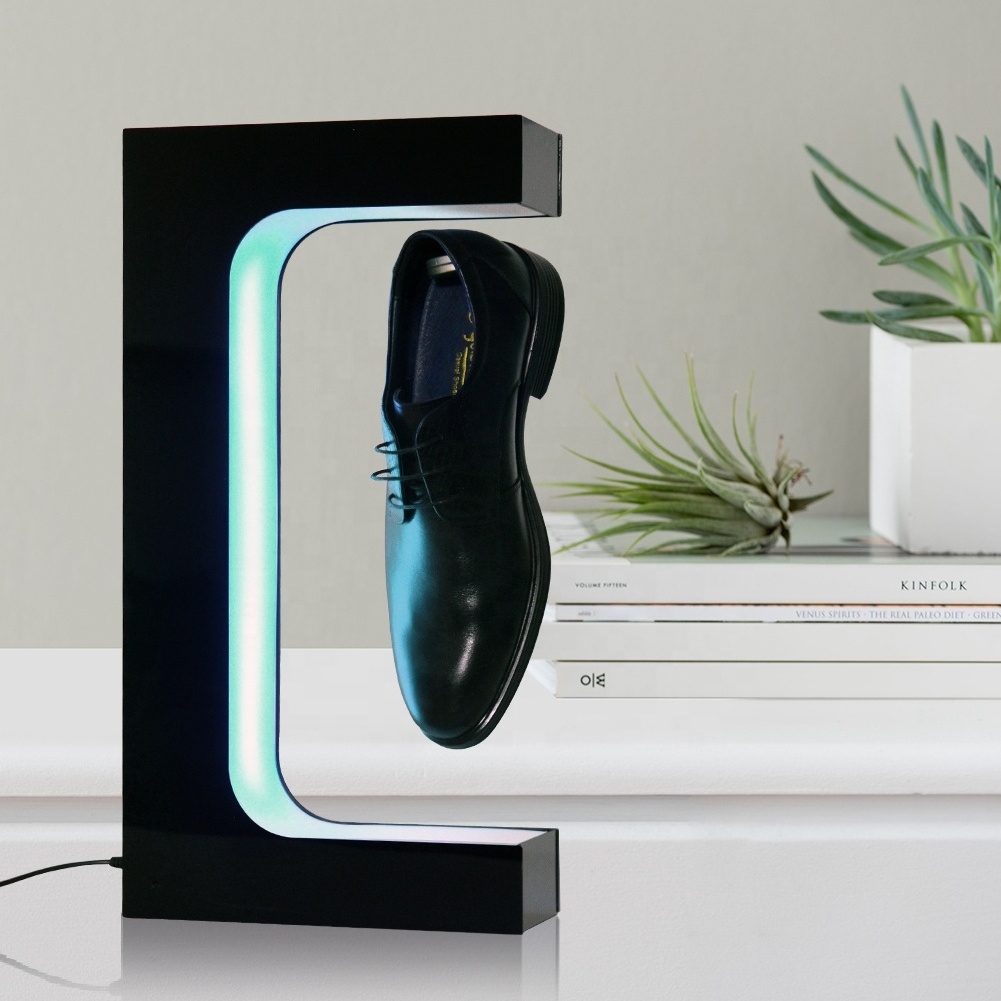 Factory sneaker magnetic floating shoe display magnetic Levitating shoe display for store shoe display rack holder stand