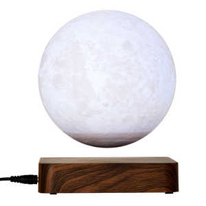 New  Design Table Floating Led Light 3D Printing Lamparas De Luna Night Lights Levitating Magnetic Moon Lamp Floating