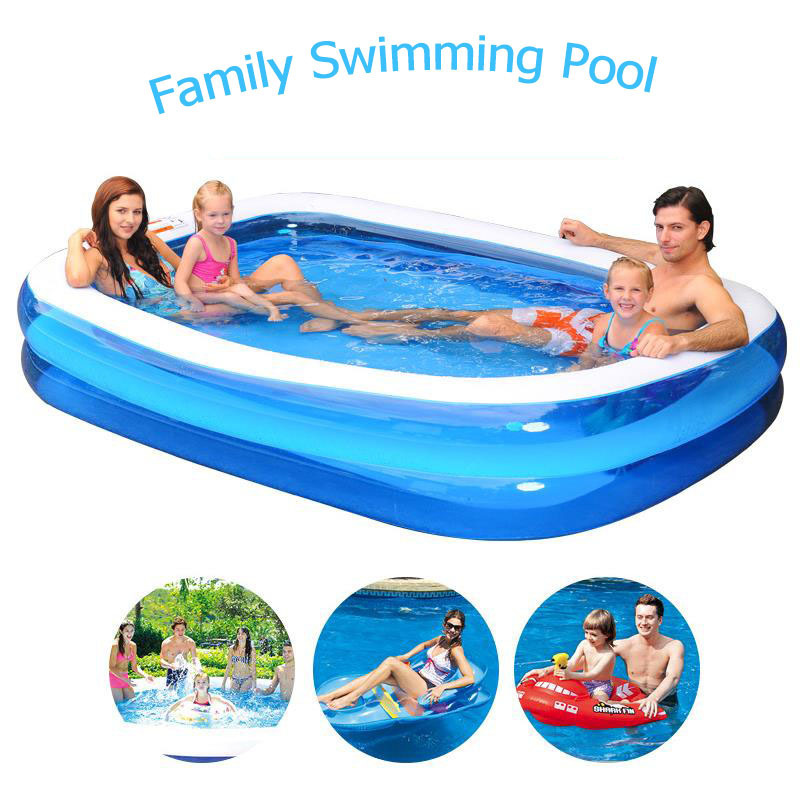 piscinas inflables waterpark Outdoor Large playground rectangular floating swimming spa swim inflatable pool