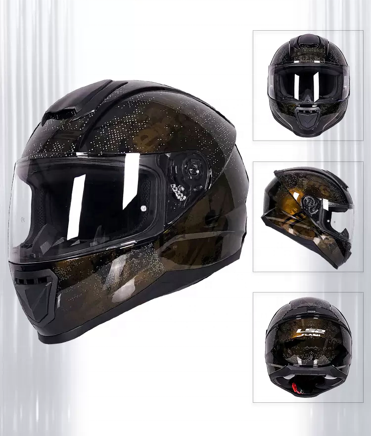 Bluetooth High Hardness Colorful Full Face Helmet Motorcycle Racing Riding Helmet