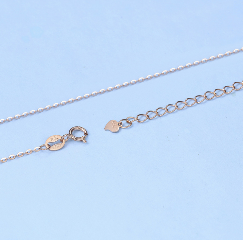 factory price hypoallergenic nickel free silver plated gold plated brass chain necklace with extension