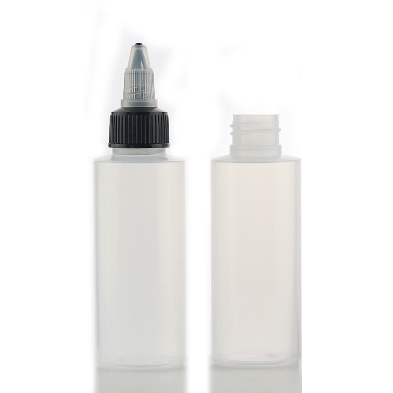 Manufacturer 100ml 200ml 300ml White Fine Tip PE Squzee Glue Bottle Plastic 8 oz Bottles Empty For Hair Oil With Twist Top Cap