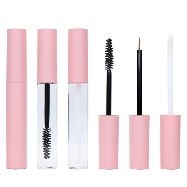 10m private label matte pink empty plastic mascara bottle eyeliner tube lip balm tube/containers/bottle