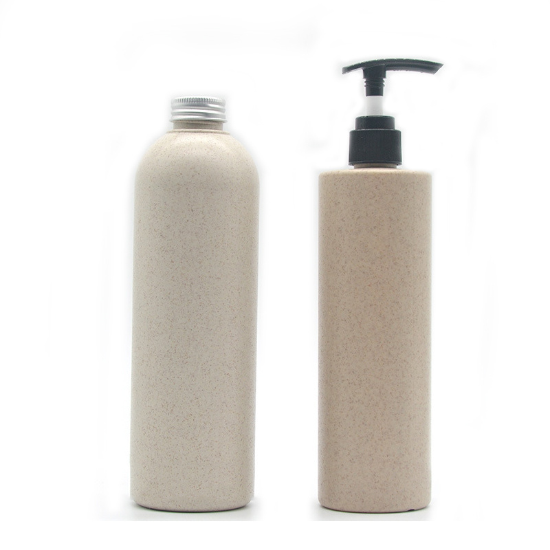 In Stock Personal Care Packaging 30ml 100ml 250ml 300ml 500ml Biodegradable Shower Gel Bottle With Black Pump Dispenser